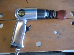 Rivet gun/Air hammer for skins